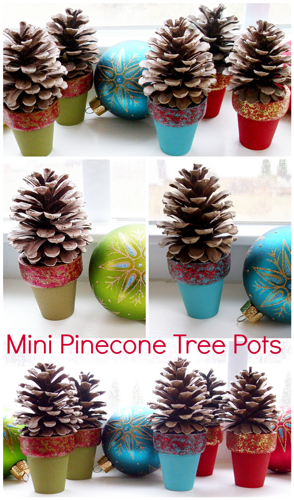 pinecone crafts mini pinecone tree pots pet scribbles pinecone crafts mini pinecone tree pots pet scribbles