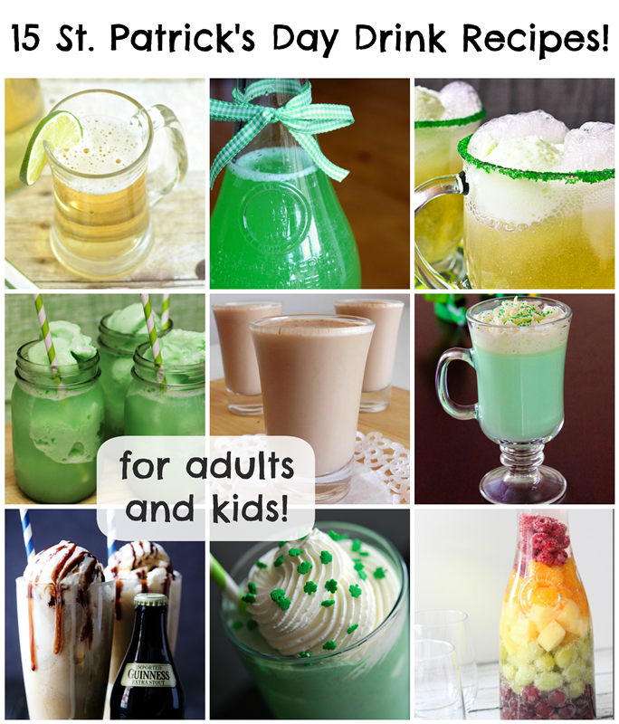 15 St Patrick s Day Drink Recipes For Adults And Kids Pet Scribbles