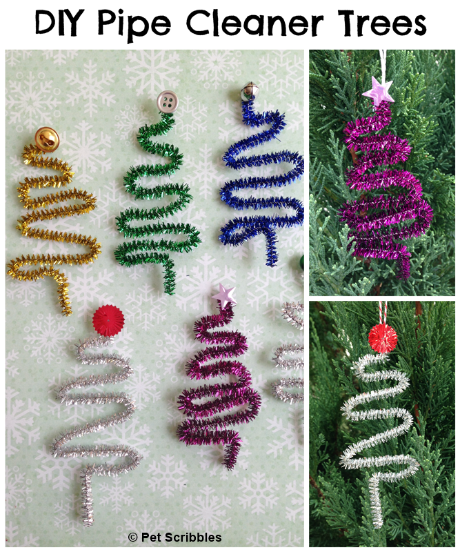 DIY Pipe Cleaner Trees Pet Scribbles
