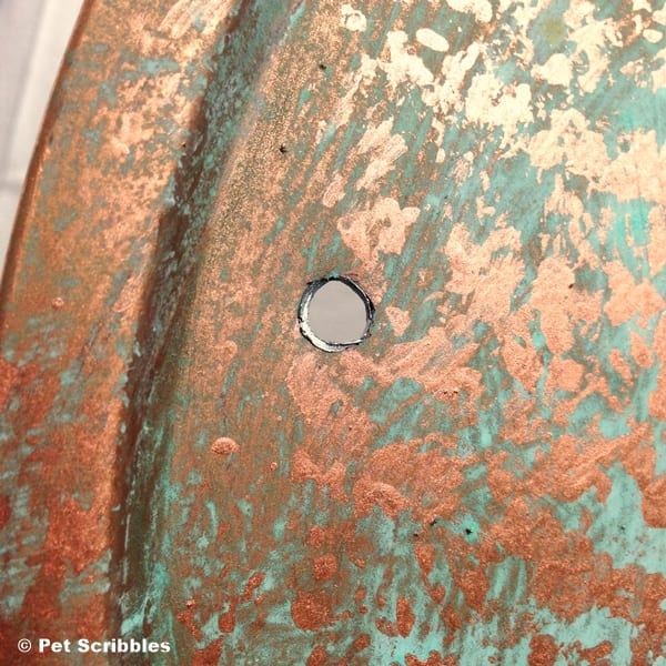 Copper Patina Magnet Board