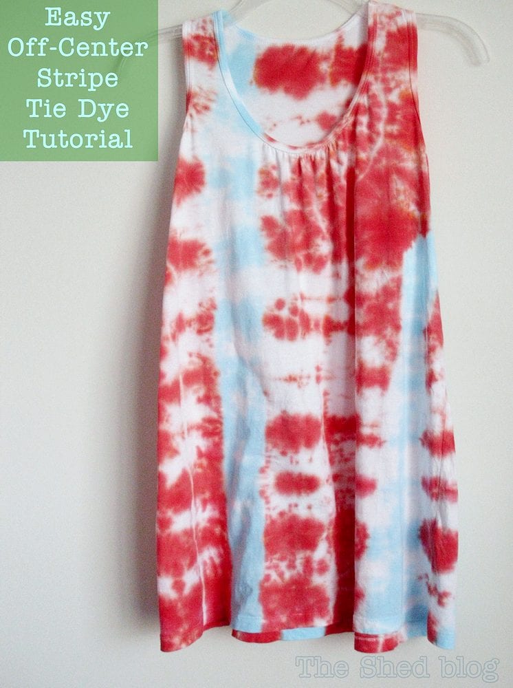 Tie Dye Stripe Tutorial - awesomse step-by-step with photos!