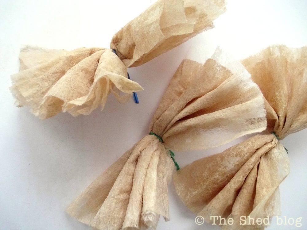 Dryer Sheet Flowers Tutorial Pet Scribbles