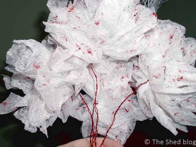 Valentine Dryer Sheet Flowers DIY | Pet Scribbles