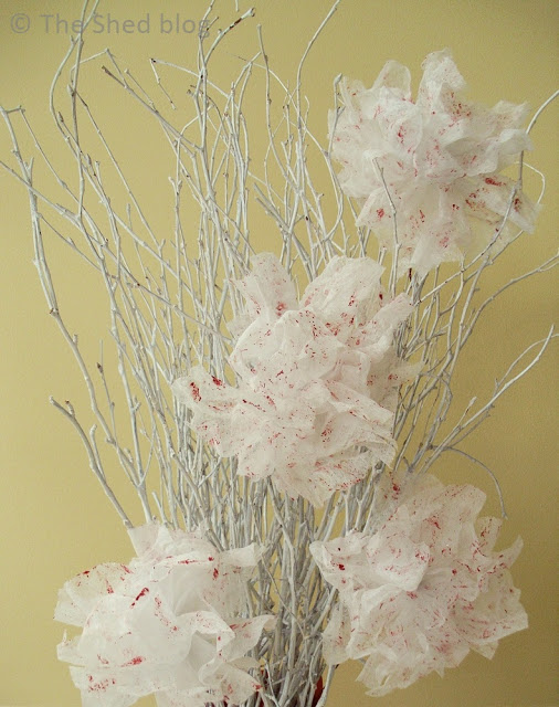 Valentine Dryer Sheet Flowers DIY | Pet Scribbles