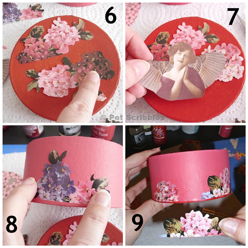 Mod Podge Valentine Box DIY with Sparkle Mod Podge | Pet Scribbles