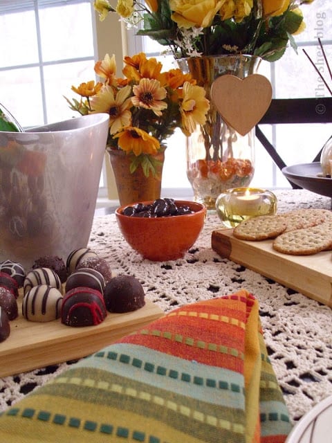 Champagne Table for Two using Moll Anderson's book Seductive Tables for Two