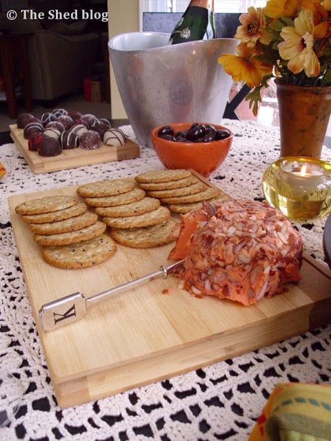 Champagne Table for Two using Moll Anderson's book Seductive Tables for Two