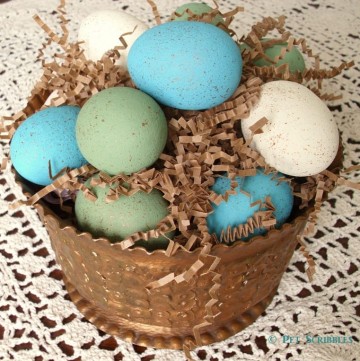 DIY Faux Bird Eggs for Spring