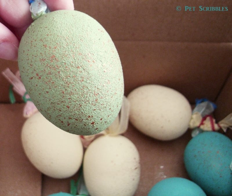 Painted Easter Eggs - easy tutorial to make faux bird eggs for your Spring decor!