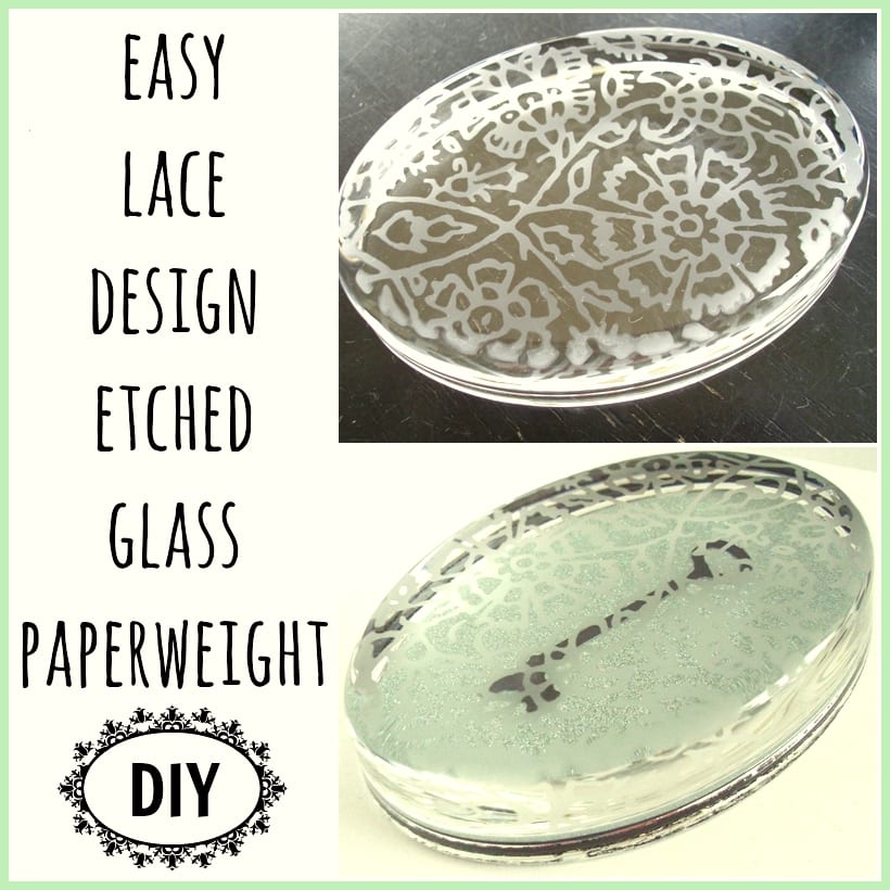 How to Etch a Border Design with etchall Etching Cream 