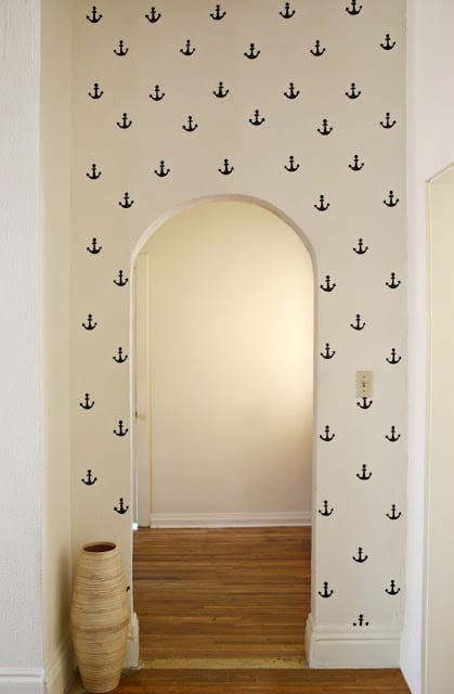 DIY Anchor Statement Wall