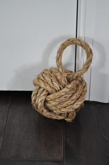 DIY Sailors Knot Doorstop