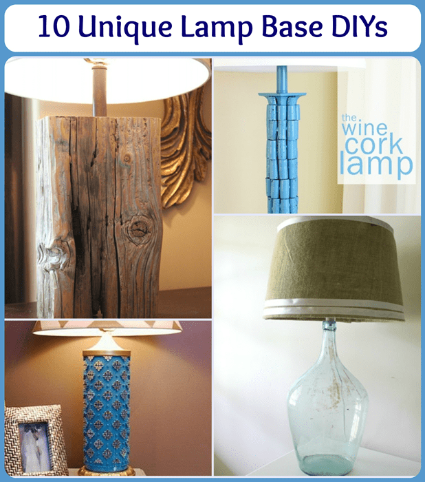 10 Unique Lamp Makeovers