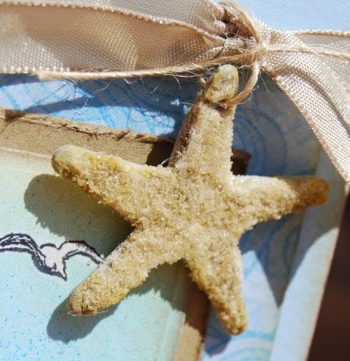 chipboard starfish craft