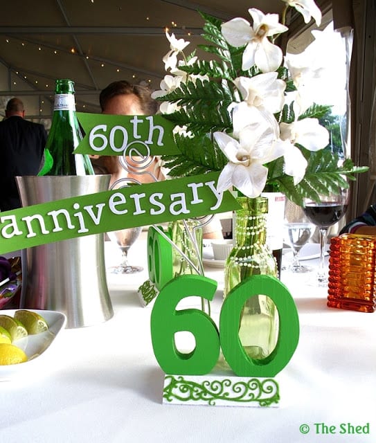 60th Anniversary decoration - DIY