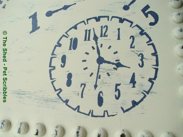 These numbers and this clockface are part of the "Timeless Treasures" Americana Mixed Media Stencils.