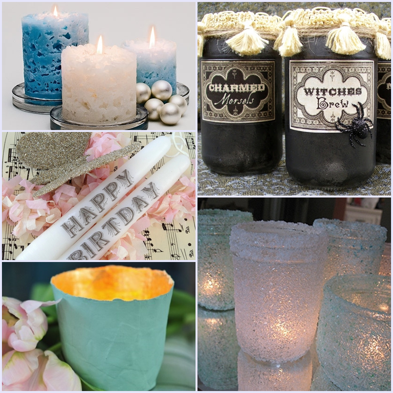 14 Unique Candles And Candle Holder Diys Garden Sanity By Pet Scribbles - 3 Wick Candle Holder Diy