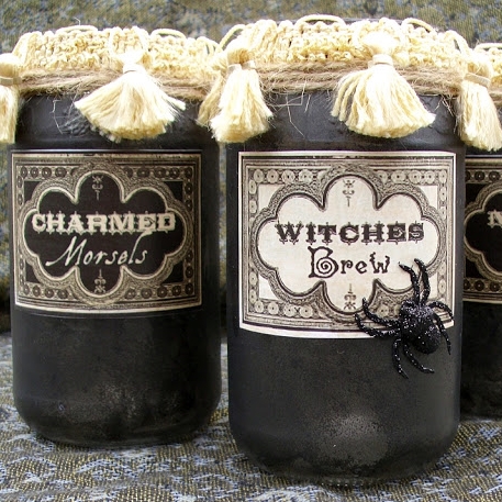 Vintage Potion and Spell Jars DIY | The Shed by Pet Scribbles