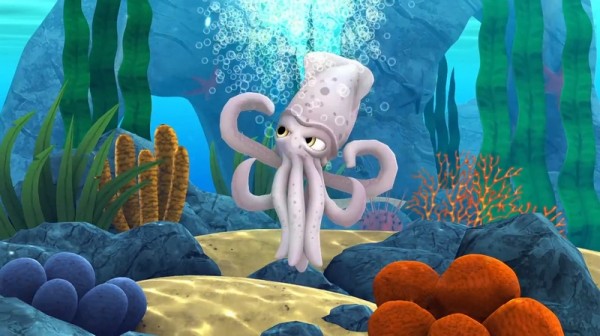 Alphie the Squid is a game for iPhones, iPads, and Android devices.