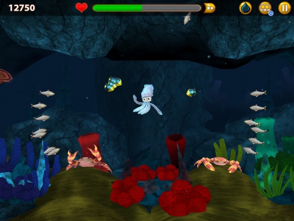 Alphie the Squid is a learning game, but it feels just like a fun underwater escape!