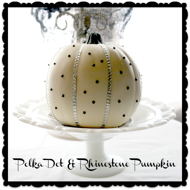 polka dot pumpkin