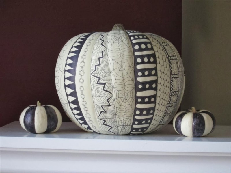 zentangle pumpkin