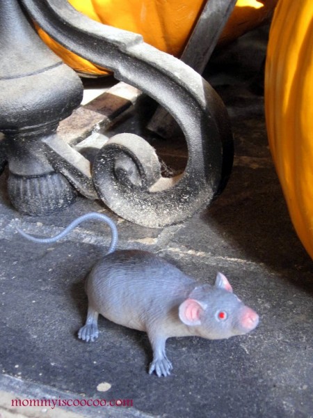 Fake mice are a spooky Halloween decoration! Eeeek! via Mommy is Coocoo Fake mice are a spooky Halloween decoration! Eeeek! via Mommy is Coocoo