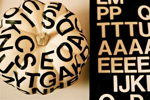 typography pumpkin