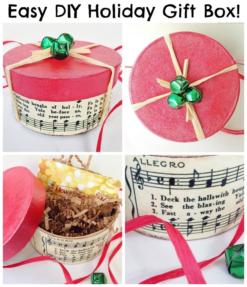 DIY Decoupaged Paper Mache Trinket Box