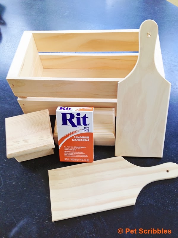 How to Dye Unfinished Wood - Garden Sanity by Pet Scribbles
