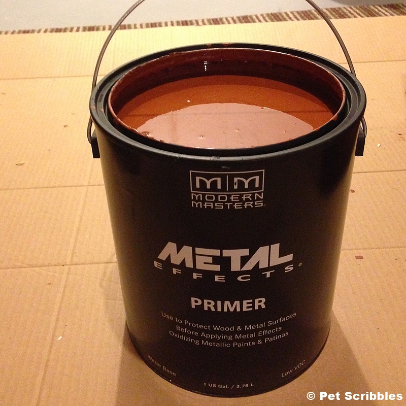 How to Apply Real Copper Metallic Paint with Oxidising Patina