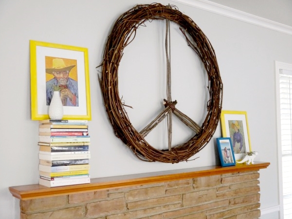 CB2 Inspired Peace Wreath DIY by C.R.A.F.T. 