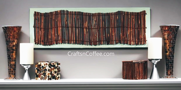 Twig Wall Art DIY by Crafts 'n Coffee