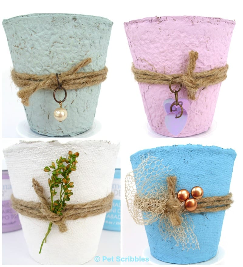 Peat Pot Wedding Favors