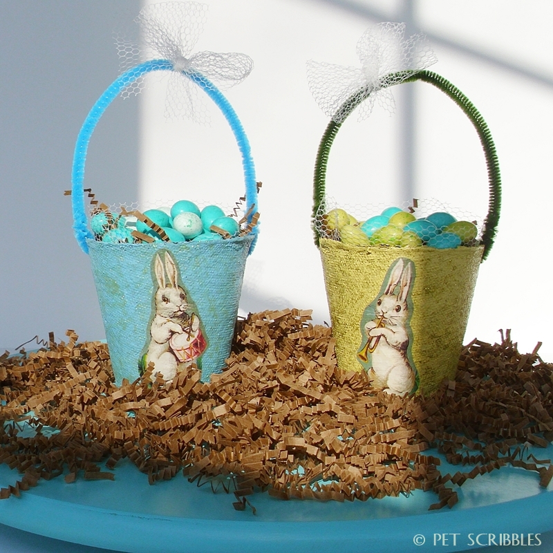 DIY Easter Basket Peat Pots