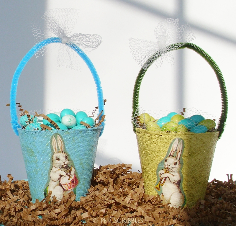 Easter Basket Peat Pots DIY