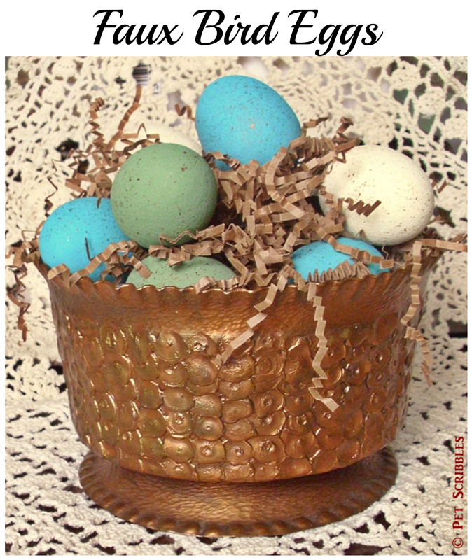 Faux Bird Eggs DIY