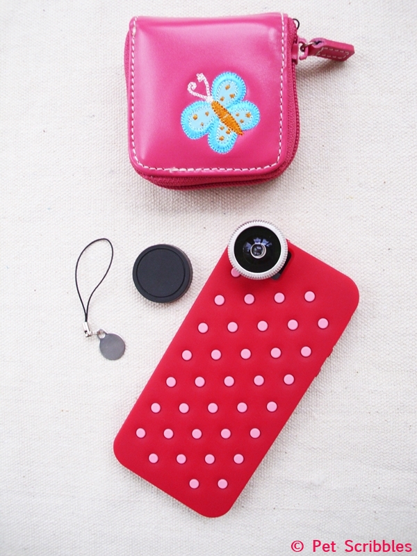 Smartphone Lens Case from a Repurposed Contact Lens Case Pet Scribbles