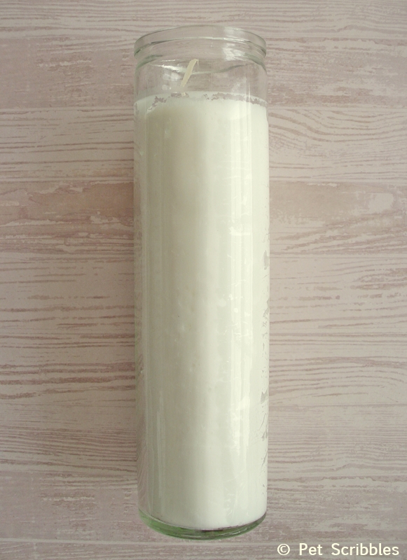 Glass Pillar Candles are great to decorate for special occasions including weddings! #ribbonHOA