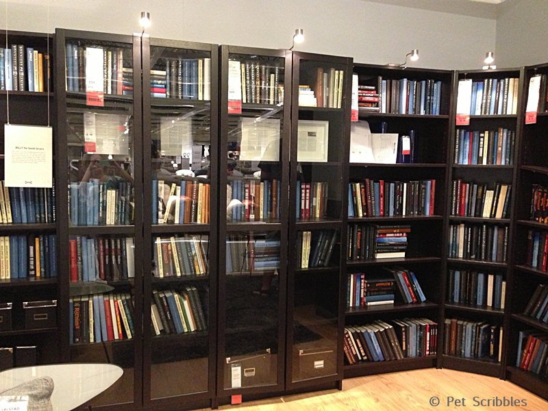 Library Room Makeover With Ikea Bookcases Pet Scribbles