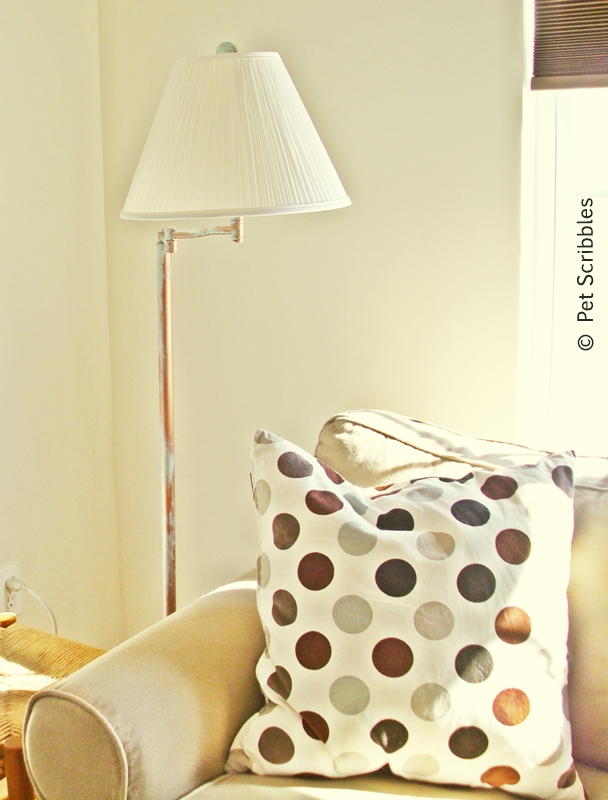 Thrift store lamp makeover!