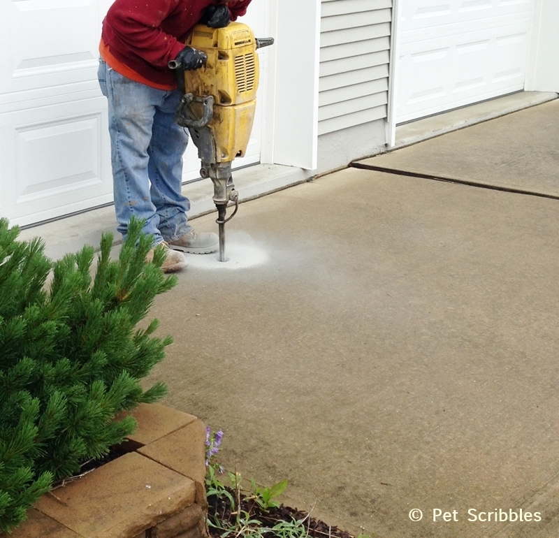 Mudjacking is a way to raise sinking concrete driveways, sidewalks or concrete slabs (like a patio) back up to where they should be. 