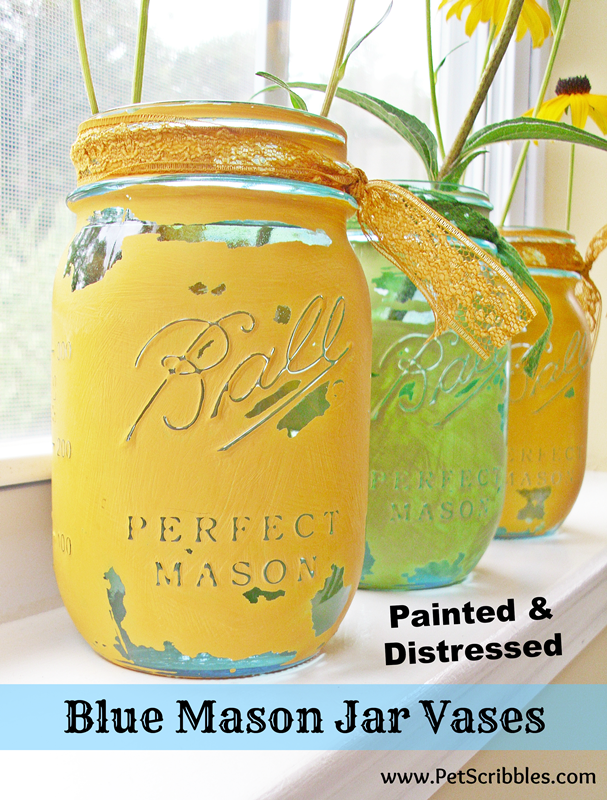 Perfectly Painted Mason Jars From The Inside Easy DIY Tutorial