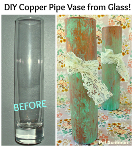 DIY Copper Pipe Vase from Glass!