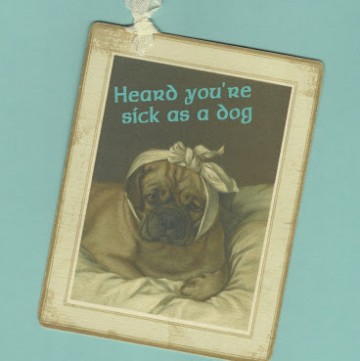Etsy Sick As A Dog Tag by Pet Scribbles