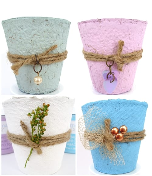 Peat Pot Wedding Favors