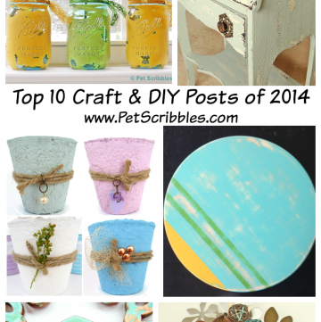 Pet Scribbles 2014 Top Ten Craft and DIY Posts