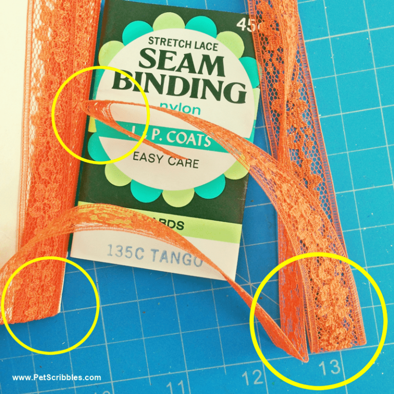 How to Crinkled Vintage Lace Seam Binding Garden Sanity by Pet Scribbles
