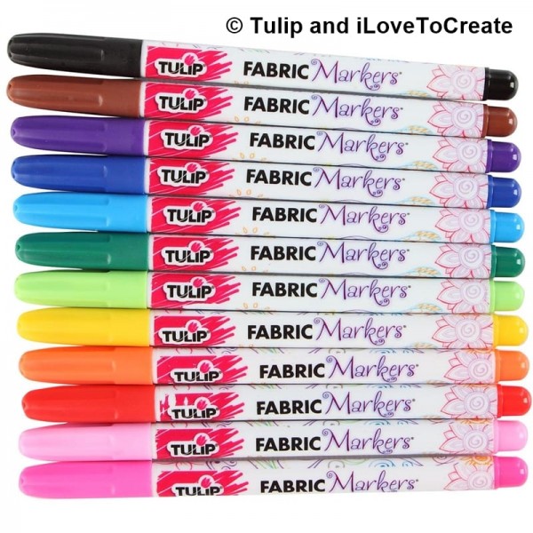 Tulip Fabric Markers by iLovetoCreate