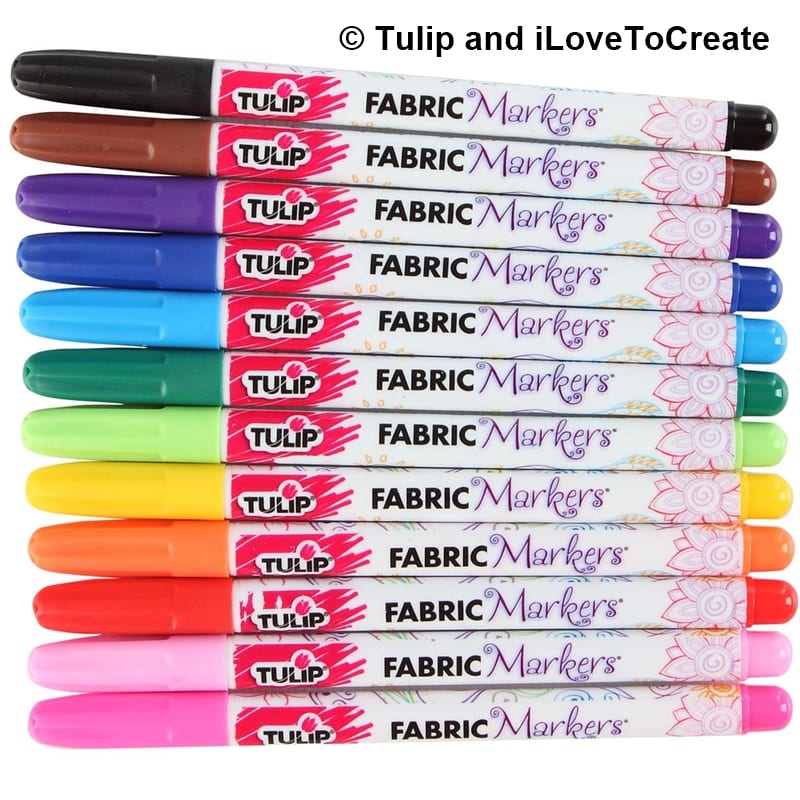 Tulip Fabric Markers - Primary